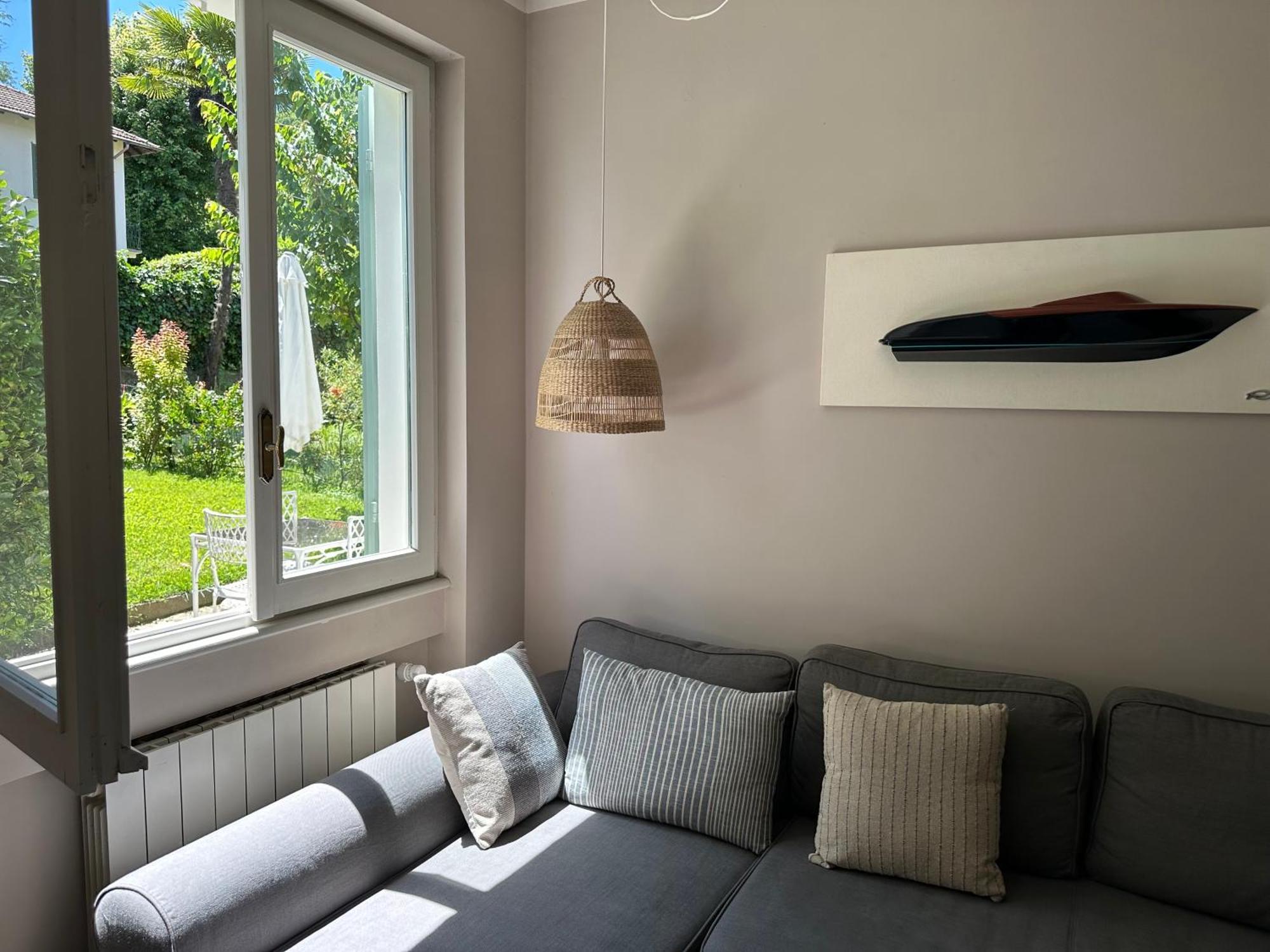Casa Del Custode: Renovated Flat With Garden In A Villa Near The Lake Стреза Экстерьер фото